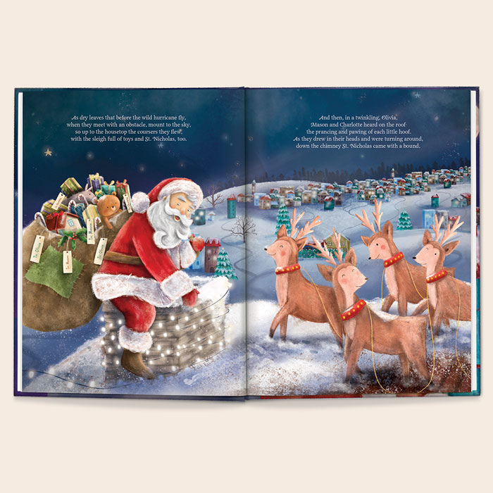 Personalised Book - Our Families Night Before Christmas Softcover