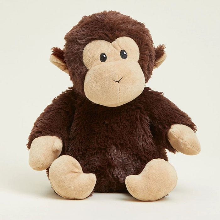 Warmies Heatable Scented Lavender Soft Toy Brown Chimp