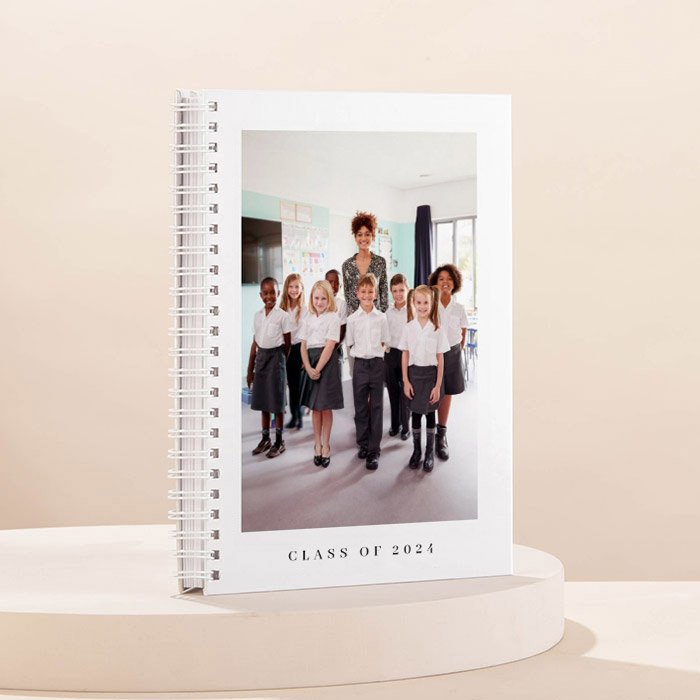 Personalised Class of 2024 Photo Upload Notebook