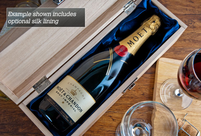 Personalised Luxury Wooden Wine Box - 30th Birthday