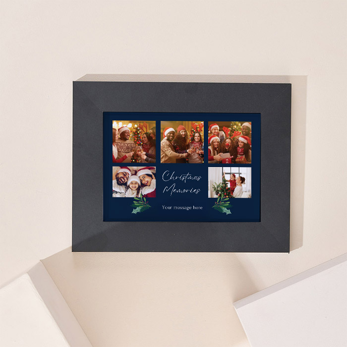 Multi Photo Upload Landscape Print - Christmas Memories