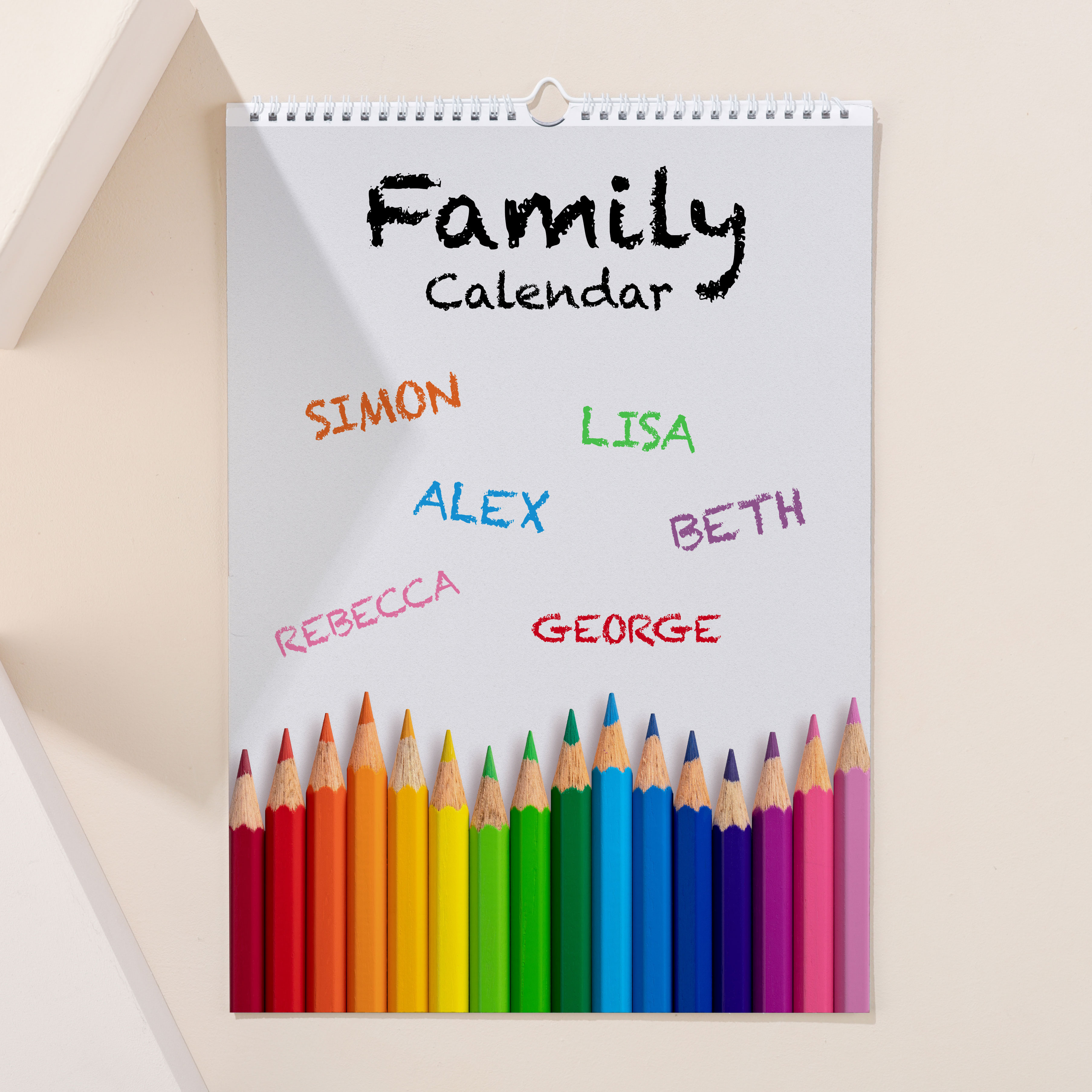 Personalised Our Family Calendar - 2024-2025 Edition