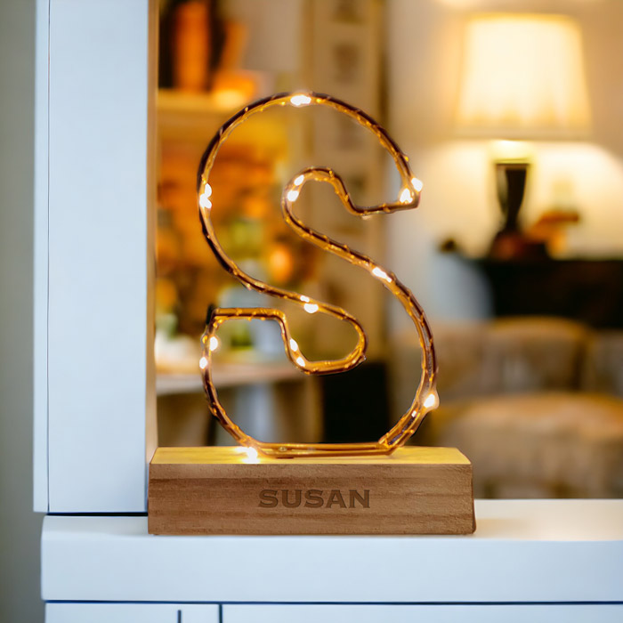 Personalised Lumi Letter Light