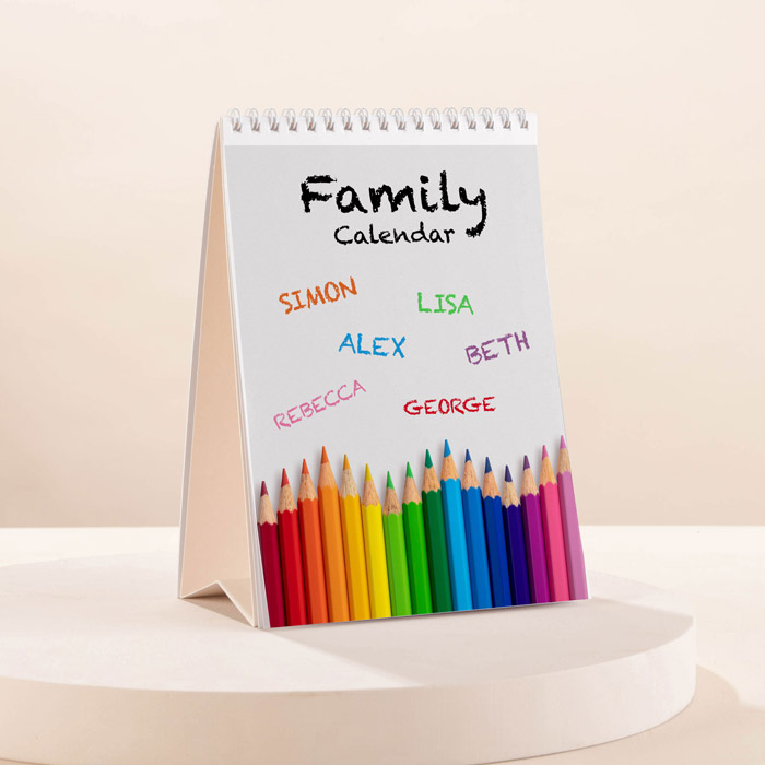 Personalised Our Family Calendar - 2024-2025 Edition