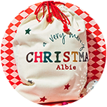 personalised christmas sacks